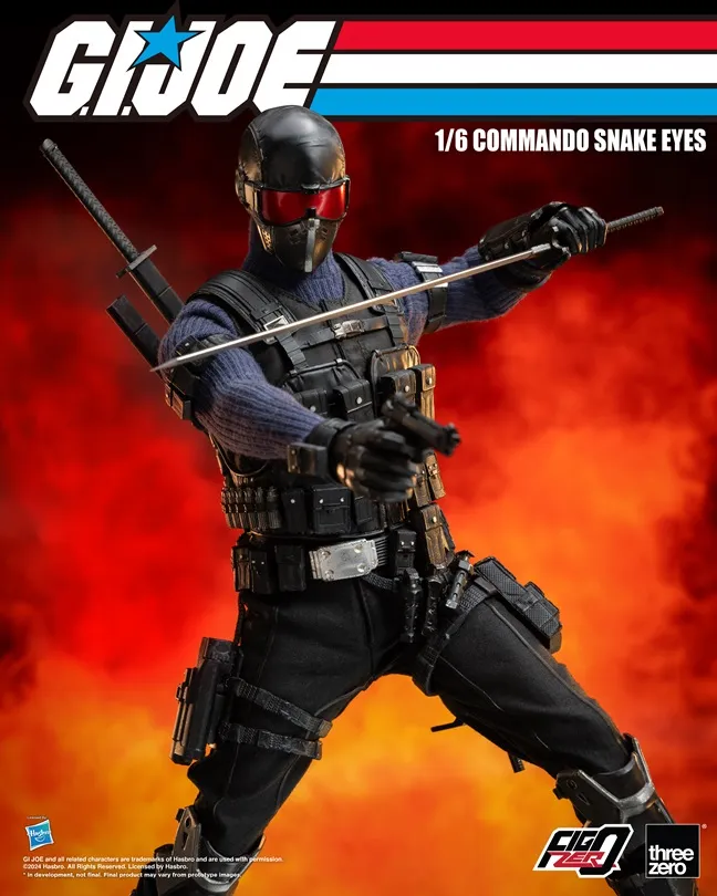 Commando Snake Eyes 1/6 Scale FigZero | G.I. Joe | threezero