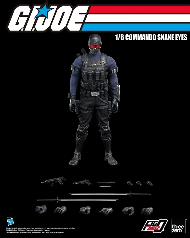 Commando Snake Eyes 1/6 Scale FigZero | G.I. Joe | threezero