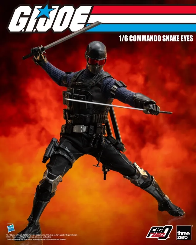 Commando Snake Eyes 1/6 Scale FigZero | G.I. Joe | threezero