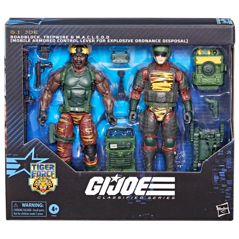 Tiger Force Roadblock, Tripwire, and M.A.C.L.E.O.D. 6-Inch Scale | G.I. Joe Classified Series
