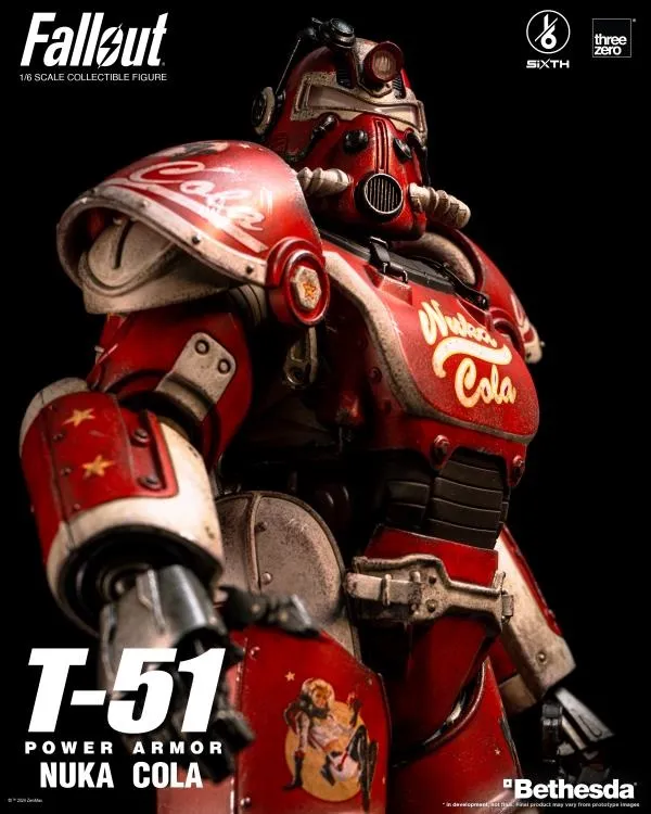 T-51 Power Armor Nuka Cola 1/6 Scale | Fallout | Threezero