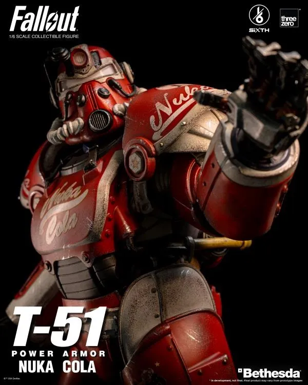 T-51 Power Armor Nuka Cola 1/6 Scale | Fallout | Threezero