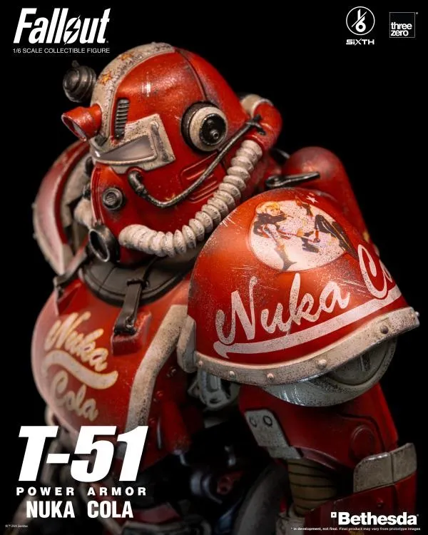 T-51 Power Armor Nuka Cola 1/6 Scale | Fallout | Threezero