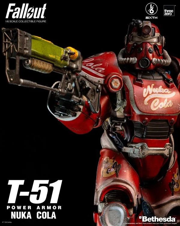 T-51 Power Armor Nuka Cola 1/6 Scale | Fallout | Threezero