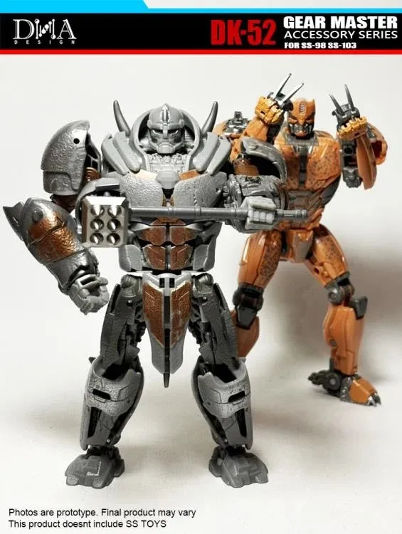 DK-52 Upgrade Kit for Transformers Studio Series 98 Cheetor and 103 Rhinox | Dna Design | Upgrade Kit
