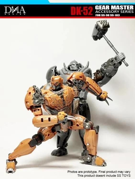 DK-52 Upgrade Kit for Transformers Studio Series 98 Cheetor and 103 Rhinox | Dna Design | Upgrade Kit