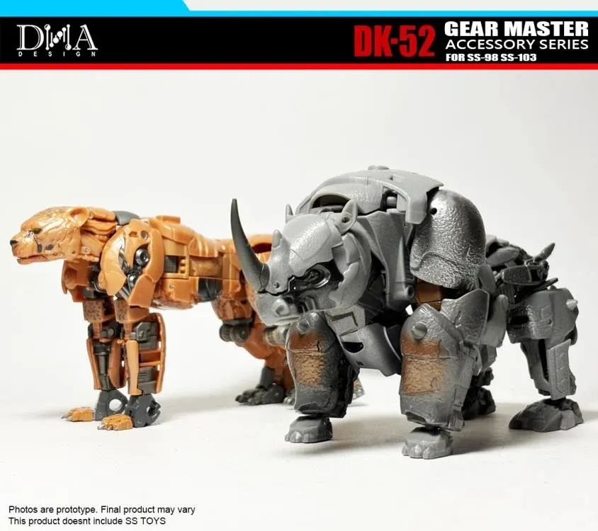 DK-52 Upgrade Kit for Transformers Studio Series 98 Cheetor and 103 Rhinox | Dna Design | Upgrade Kit