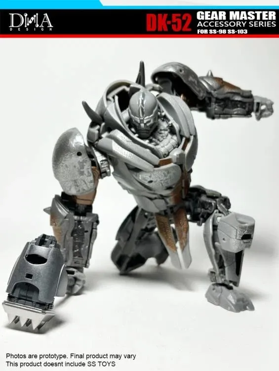 DK-52 Upgrade Kit for Transformers Studio Series 98 Cheetor and 103 Rhinox | Dna Design | Upgrade Kit