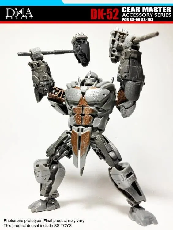 DK-52 Upgrade Kit for Transformers Studio Series 98 Cheetor and 103 Rhinox | Dna Design | Upgrade Kit