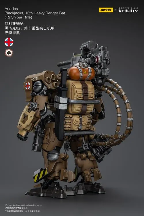Infinity Ariadna Blackjacks 10th Heavy Ranger Battalion T2 Sniper Rifle 1/18 Scale | Infinity Corvus Belli | Joy Toy