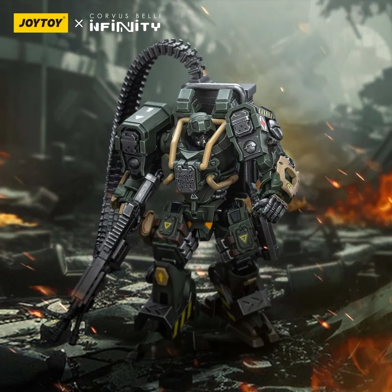 Infinity Ariadna Blackjacks 10th Heavy Ranger Battalion AP HMG 1/18 Scale | Infinity Corvus Belli | Joy Toy