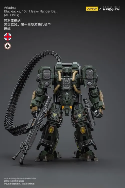 Infinity Ariadna Blackjacks 10th Heavy Ranger Battalion AP HMG 1/18 Scale | Infinity Corvus Belli | Joy Toy