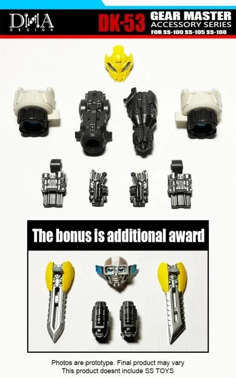 DK-53 Upgrade Kit for Transformers Studio Series SS-100, SS-105, and SS-108 | Dna Design | Upgrade Kit