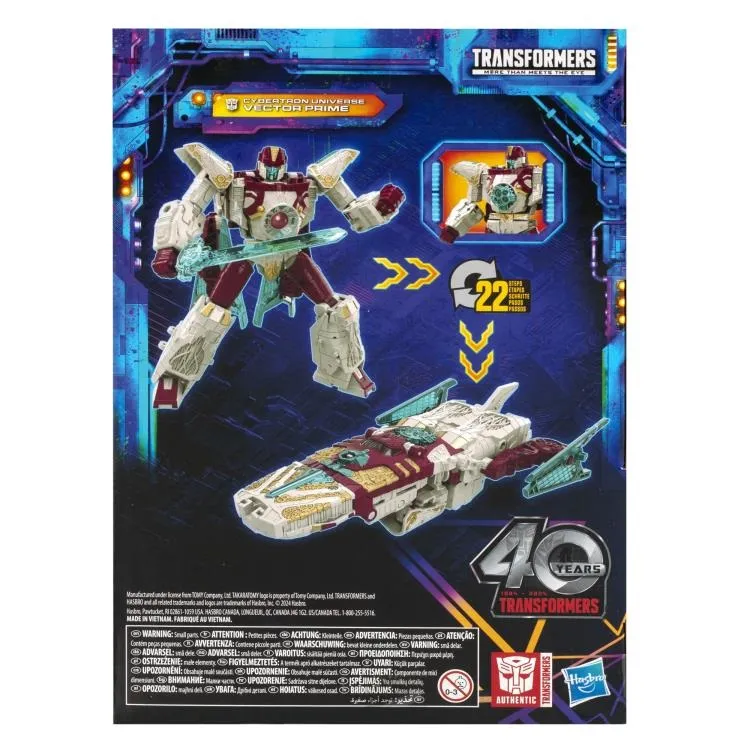 Cybertron Universe Vector Prime Legacy Voyager Class | Transformers: Legacy United