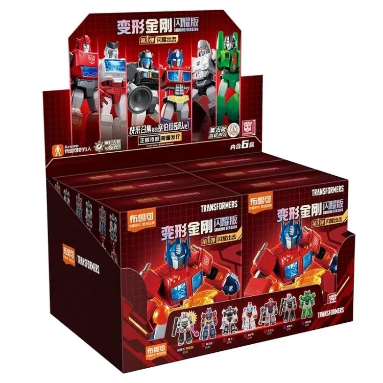 G1 Shining Version Vol.1 Box of 6 Blind Box Model Kits | Transformers | Blokees