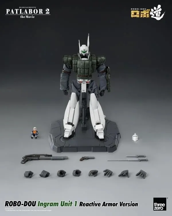 Ingram Unit 1 Reactive Armor Version ROBO-DOU Collectible Figure | Patlabor 2: The Movie | threezero