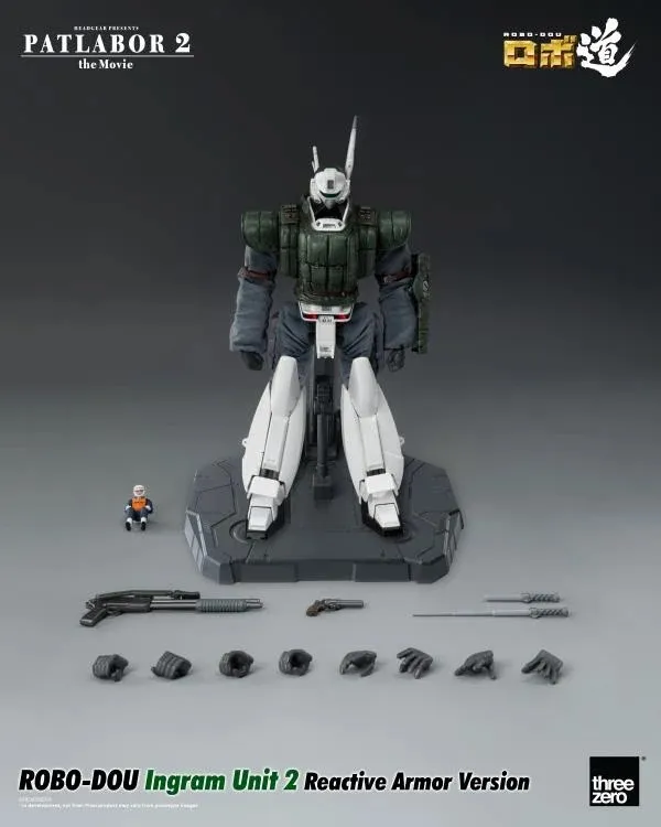 Ingram Unit 2 Reactive Armor Version ROBO-DOU Collectible Figure | Patlabor 2: The Movie | threezero