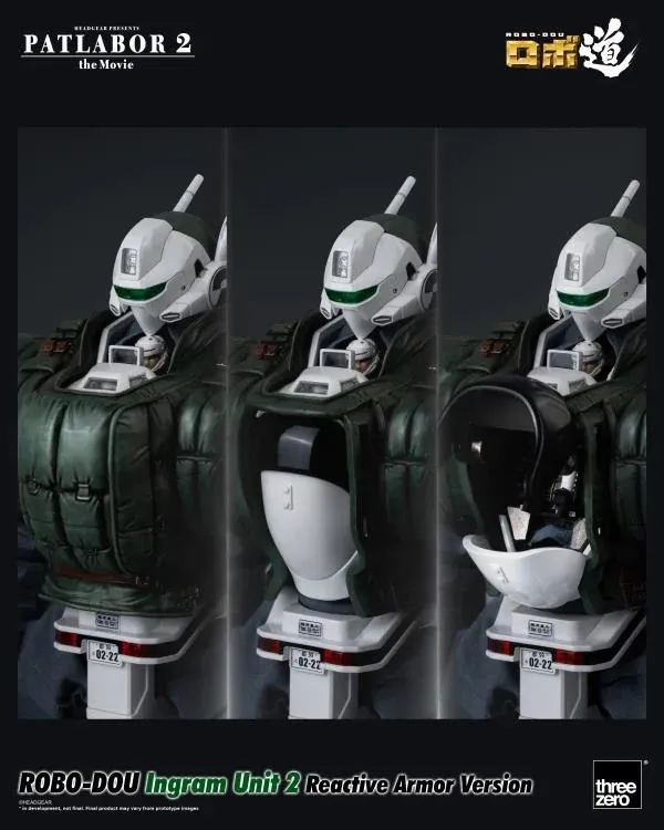 Ingram Unit 2 Reactive Armor Version ROBO-DOU Collectible Figure | Patlabor 2: The Movie | threezero