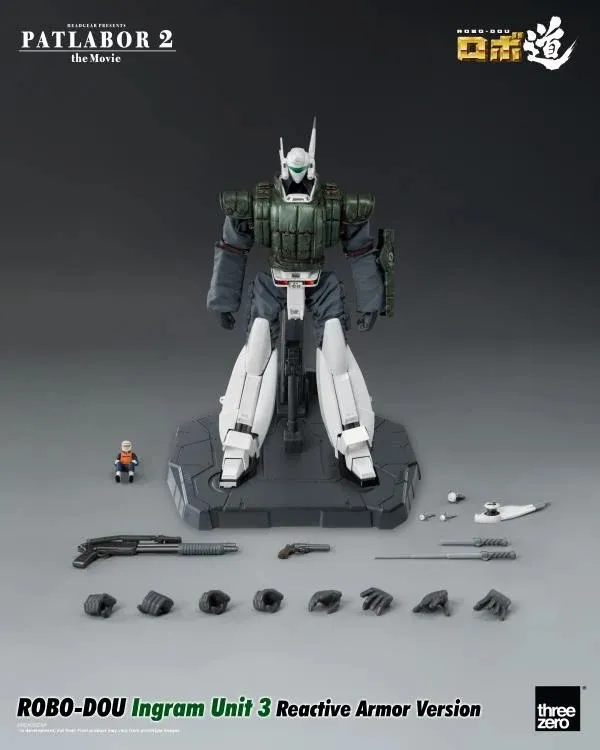 Ingram Unit 3 Reactive Armor Version ROBO-DOU Collectible Figure | Patlabor 2: The Movie | threezero