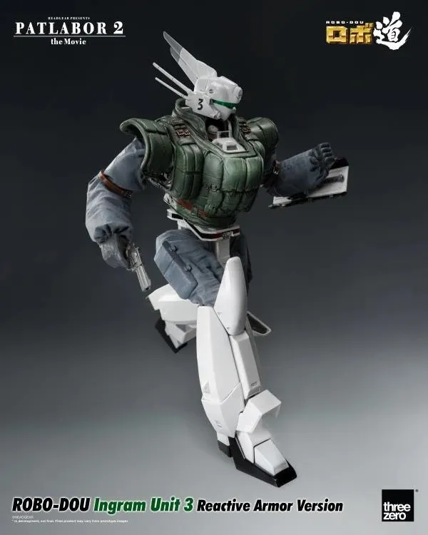 Ingram Unit 3 Reactive Armor Version ROBO-DOU Collectible Figure | Patlabor 2: The Movie | threezero