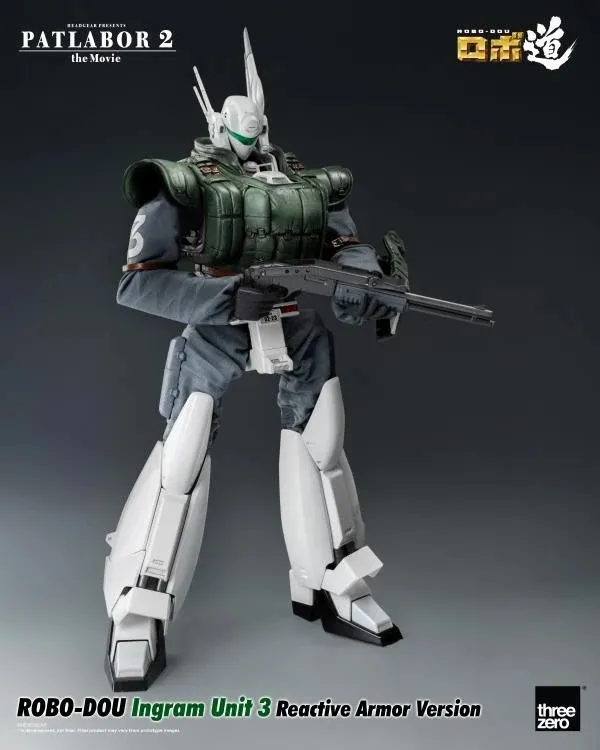 Ingram Unit 3 Reactive Armor Version ROBO-DOU Collectible Figure | Patlabor 2: The Movie | threezero