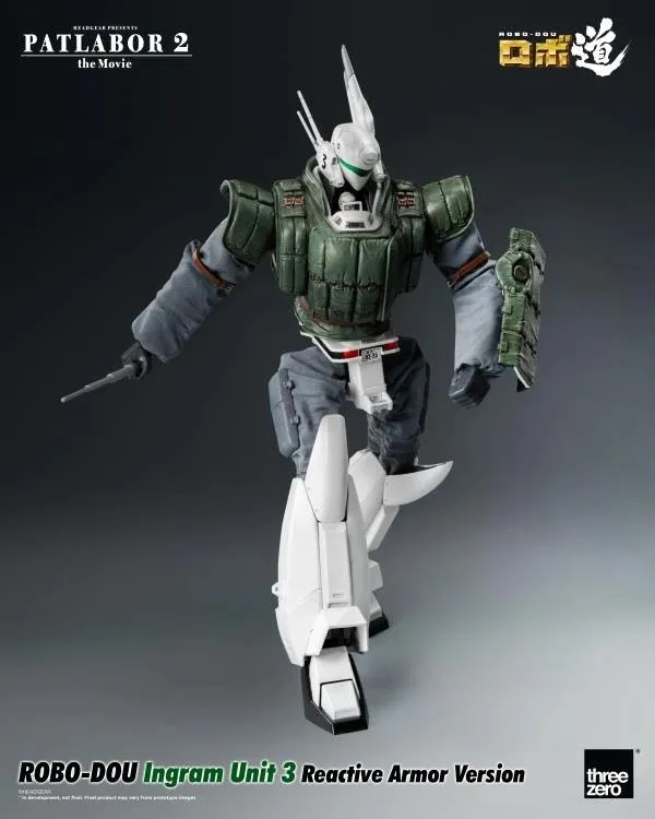 Ingram Unit 3 Reactive Armor Version ROBO-DOU Collectible Figure | Patlabor 2: The Movie | threezero