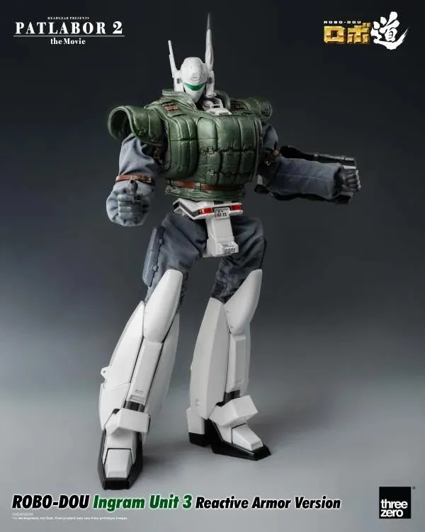 Ingram Unit 3 Reactive Armor Version ROBO-DOU Collectible Figure | Patlabor 2: The Movie | threezero