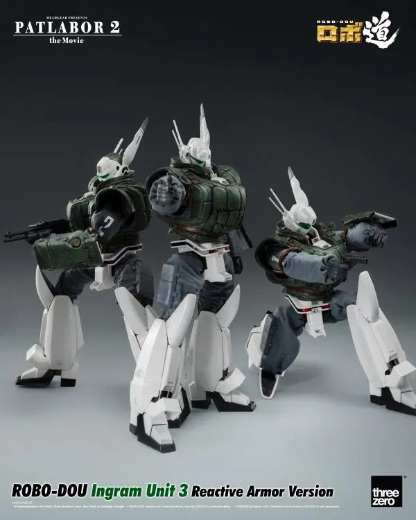 Ingram Unit 3 Reactive Armor Version ROBO-DOU Collectible Figure | Patlabor 2: The Movie | threezero