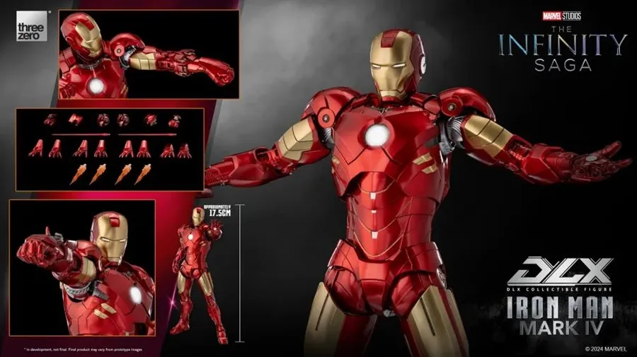 Iron Man Mark 4 DLX 1/12 Scale Collectible Figure | Avengers: Infinity Saga | threezero