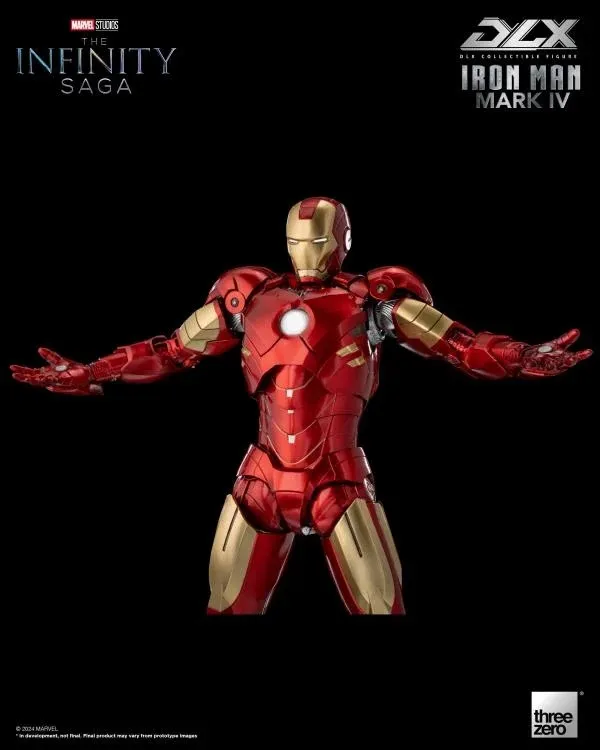 Iron Man Mark 4 DLX 1/12 Scale Collectible Figure | Avengers: Infinity Saga | threezero