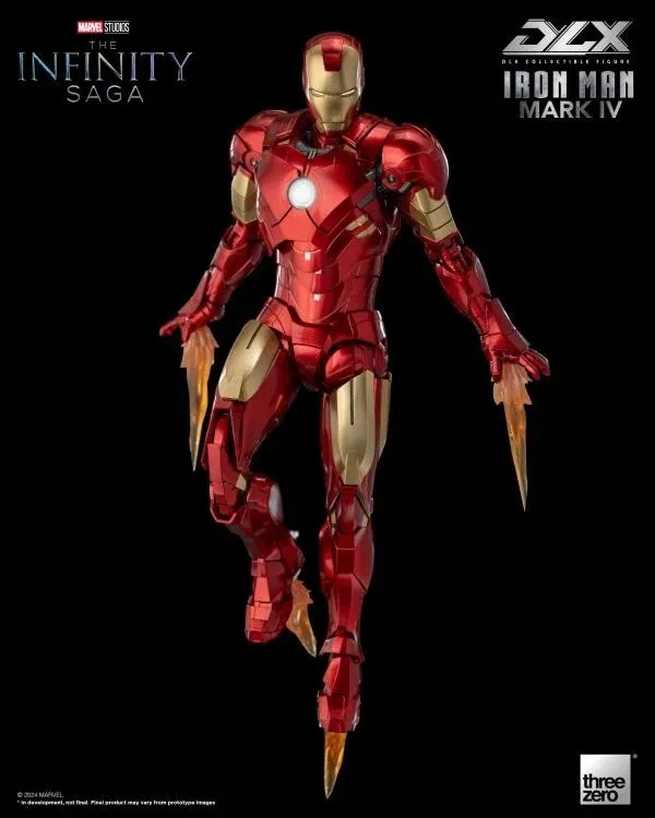 Iron Man Mark 4 DLX 1/12 Scale Collectible Figure | Avengers: Infinity Saga | threezero