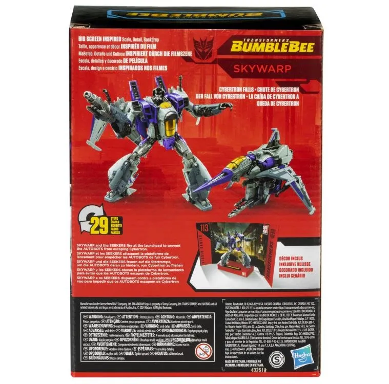 113 Skywarp Voyager Class | Transformers Studio Series | Transformers: Bumblebee