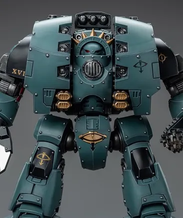 Sons of Horus Leviathan Dreadnought with Siege Drills 1/18 Scale | Warhammer 40K: The Horus Heresy | Joy Toy 
