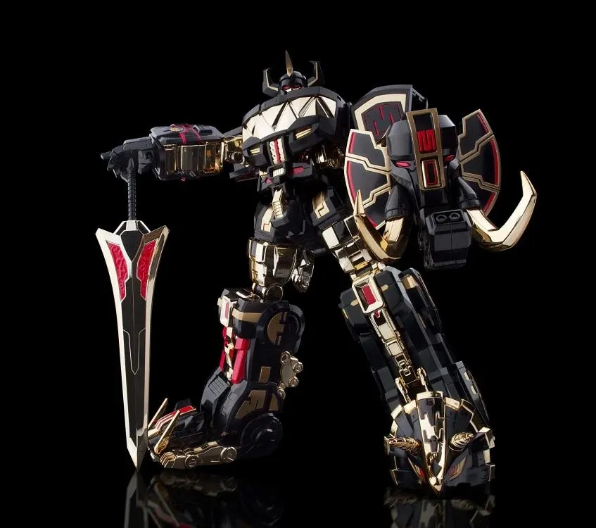 Megazord Black Limited Version Model Kit | Mighty Morphin Power Rangers Furai Model | Flame Toys
