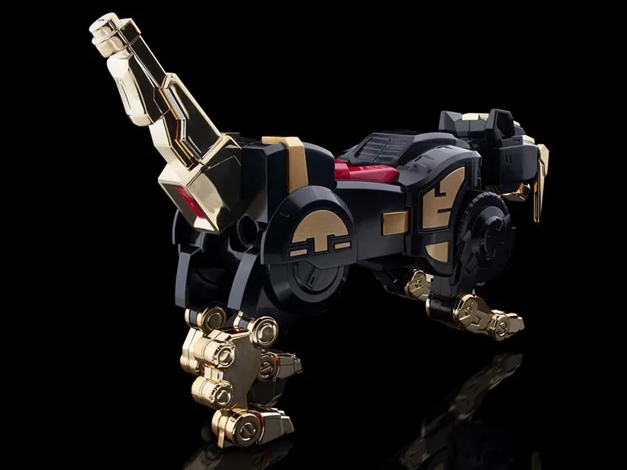 Megazord Black Limited Version Model Kit | Mighty Morphin Power Rangers Furai Model | Flame Toys