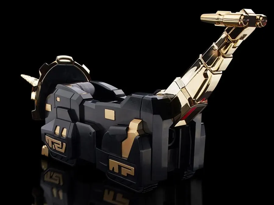 Megazord Black Limited Version Model Kit | Mighty Morphin Power Rangers Furai Model | Flame Toys