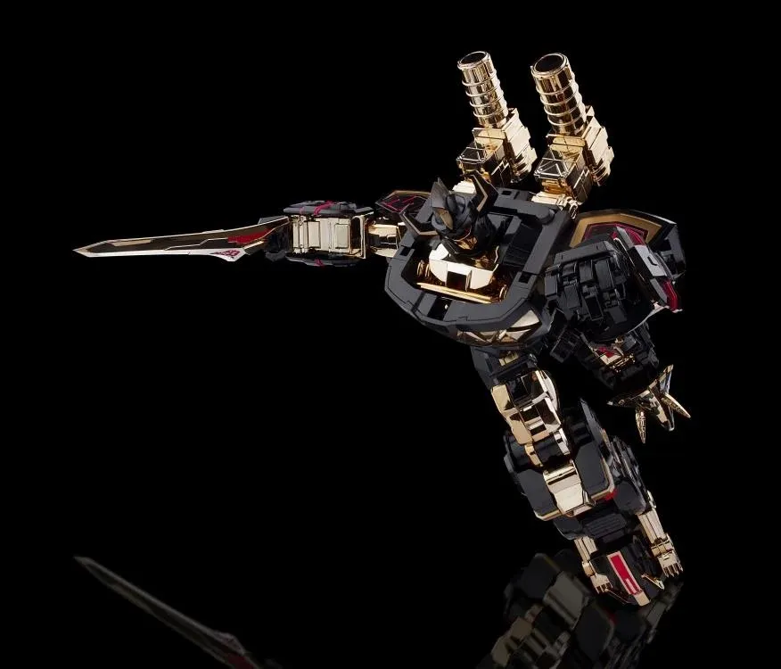 Megazord Black Limited Version Model Kit | Mighty Morphin Power Rangers Furai Model | Flame Toys