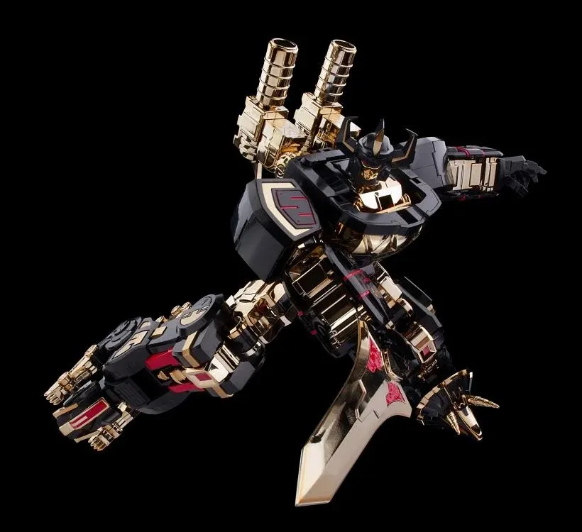 Megazord Black Limited Version Model Kit | Mighty Morphin Power Rangers Furai Model | Flame Toys