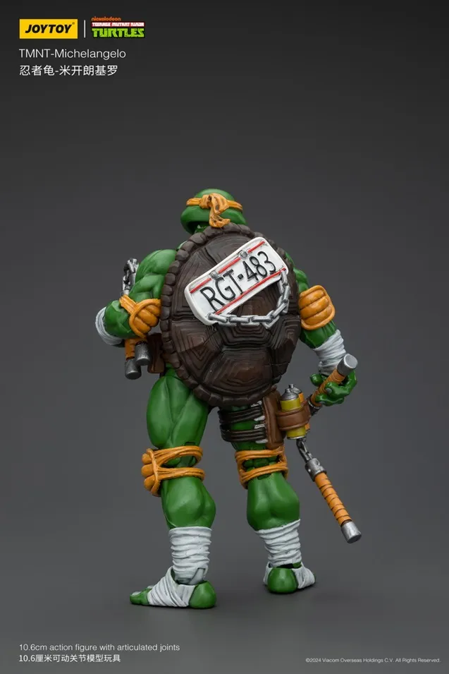 Michelangelo 1/18 Scale | Teenage Mutant Ninja Turtles | Joy Toy