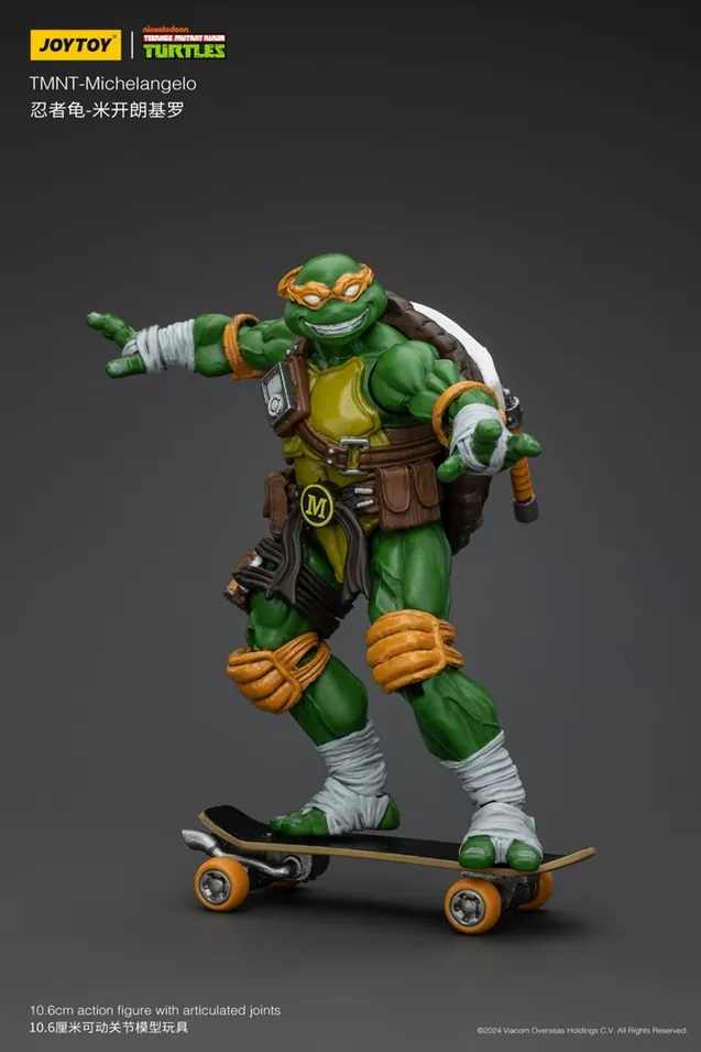 Michelangelo 1/18 Scale | Teenage Mutant Ninja Turtles | Joy Toy
