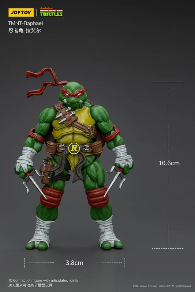 Raphael 1/18 Scale | Teenage Mutant Ninja Turtles | Joy Toy