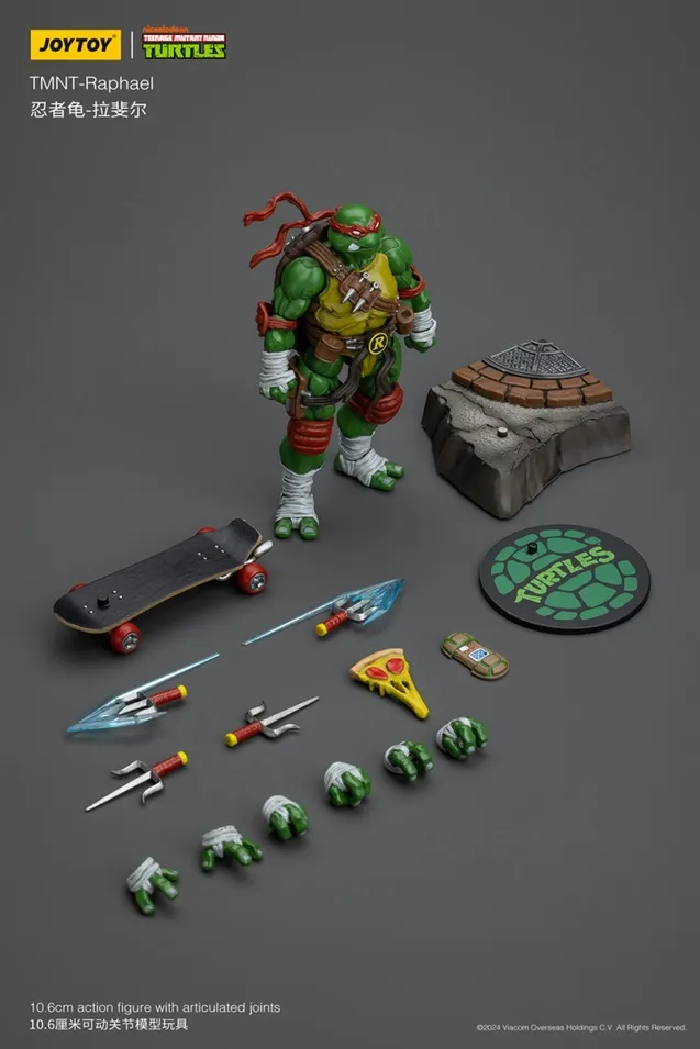 Raphael 1/18 Scale | Teenage Mutant Ninja Turtles | Joy Toy