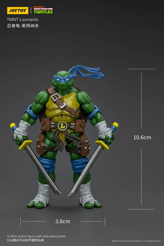 Leonardo 1/18 Scale | Teenage Mutant Ninja Turtles | Joy Toy