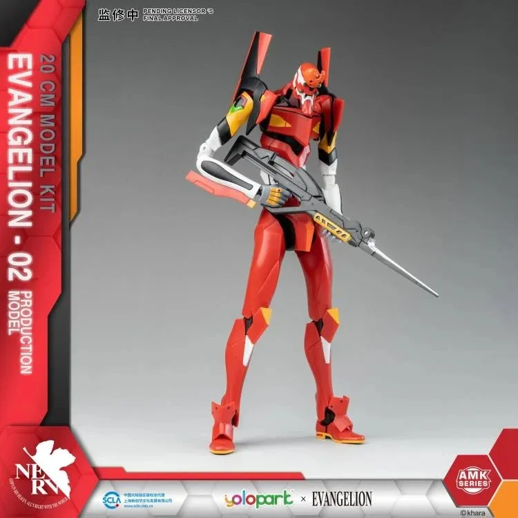 EVA-02 Production Model AMK Series Model Kit | Rebuild of Evangelion | Yolopark