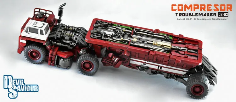 Troublemaker DX Combiner Set of 8 | Devil Saviour Construction Combiner