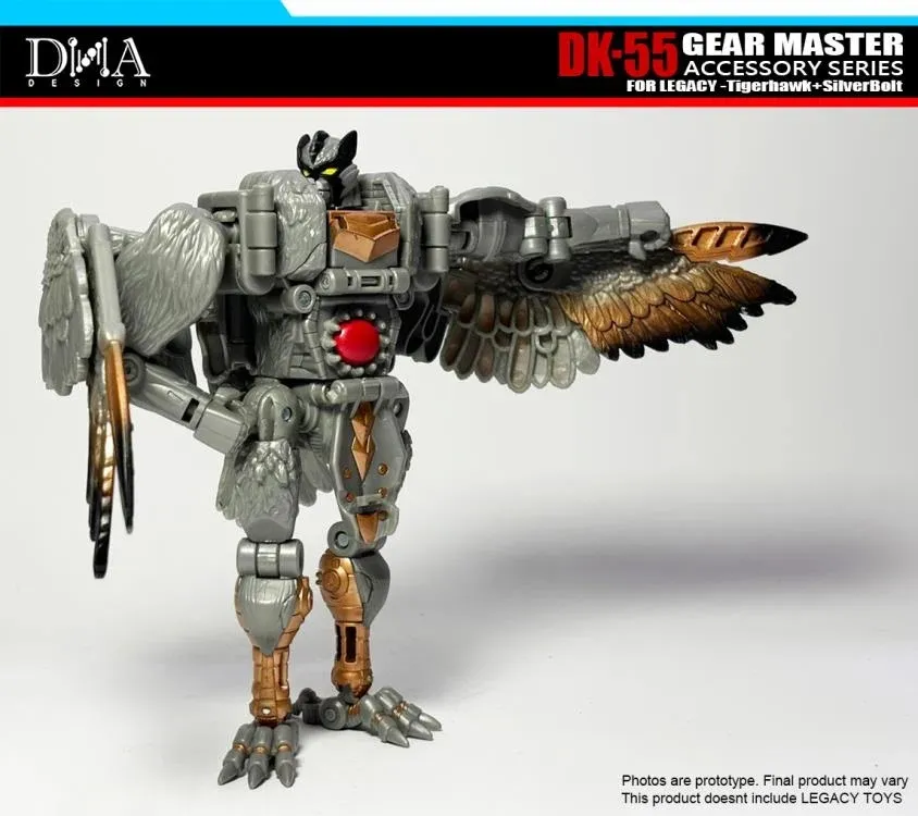 DK-55 Upgrade Kit for Transformers: Legacy United Leader Tigerhawk and Voyager Silverbolt | Dna Design | Upgrade Kit