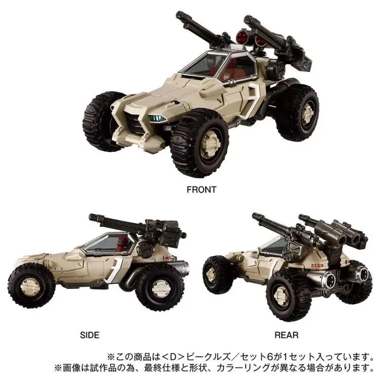 D-06 D Vehicles Wave 6 | Diaclone Reboot