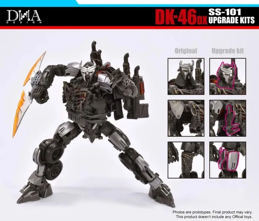 DK-46DX Upgrade Kit for Transformers Studio Series SS-101 Scourge | Dna Design | Upgrade Kit