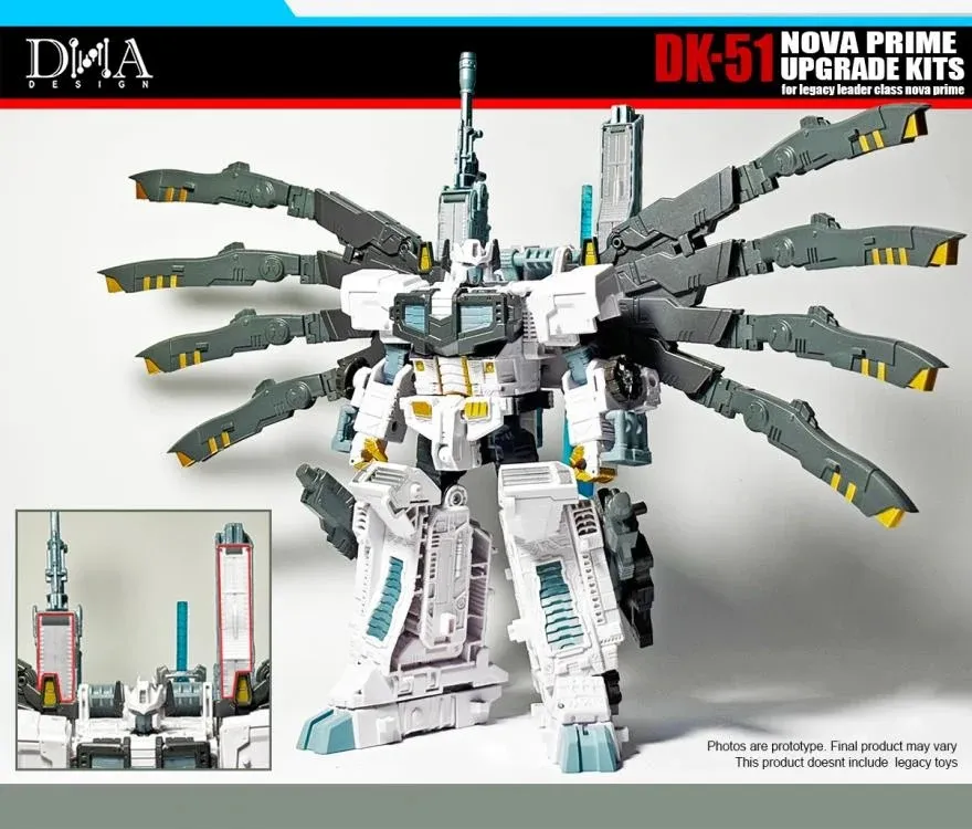 DK-51 Upgrade Kit for Transformers: Legacy Evolution Leader Class Nova Prime | Dna Design | Upgrade Kit