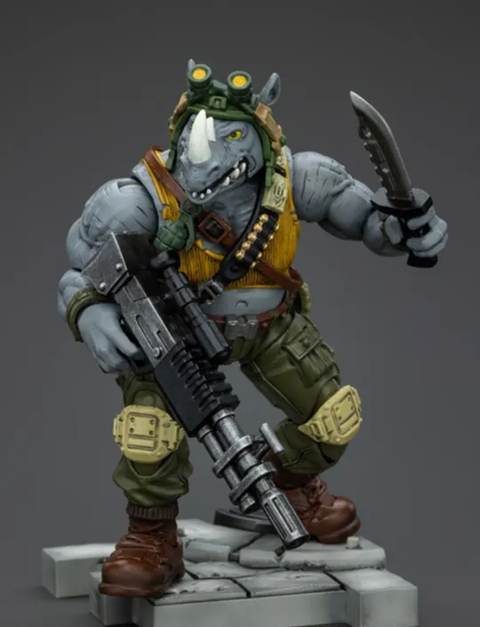 Rocksteady 1/18 Scale | Teenage Mutant Ninja Turtles | Joy Toy